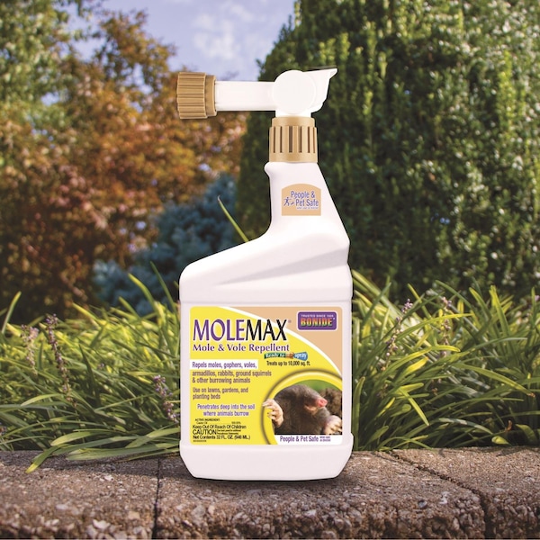Bonide Products Bonide Molemax Animal Repellent Liquid For Moles and Voles 32 oz - 690
