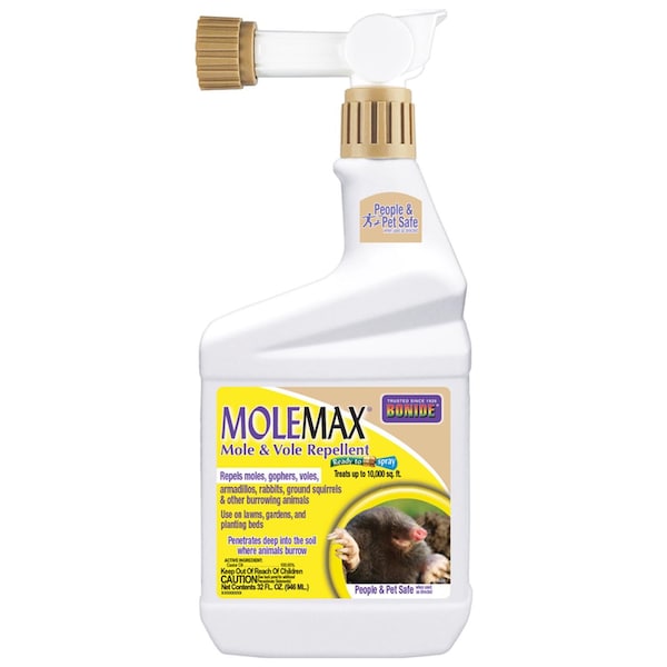 Bonide Products Bonide Molemax Animal Repellent Liquid For Moles and Voles 32 oz - 690