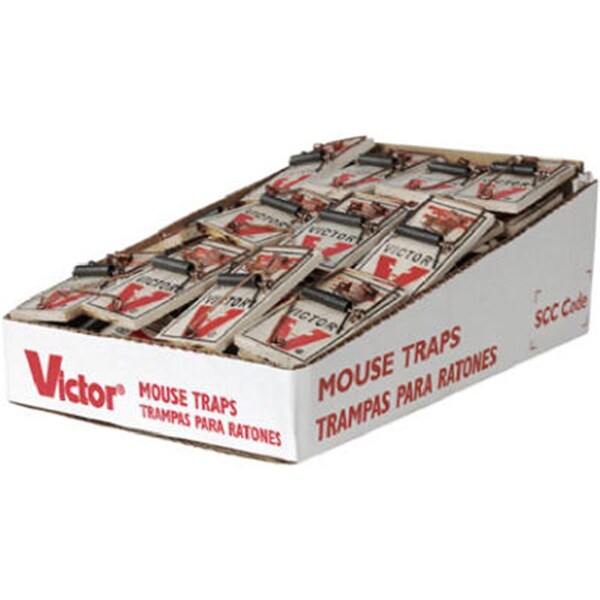Woodstream M040 Victor Metal Bait Pedal Mouse Trap, 72PK - WO576294