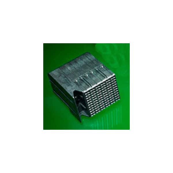 Conector de placa Molex, 132 contactos, 11 filas, hembra, ángulo recto, paso de 0.073 pulgadas, montaje por presión - 757103006.