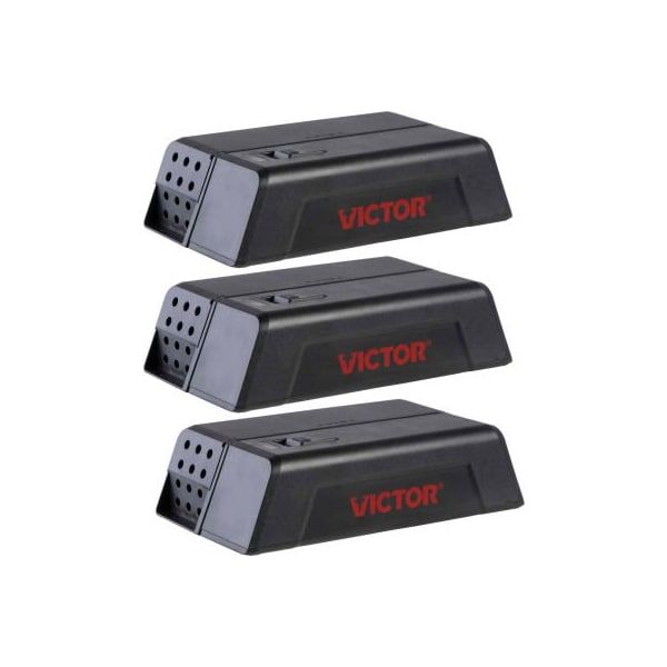 Woodstream Victor Electronic Mouse Trap - 3 Traps/Pack - M250SSR-3 - M250SSR-3