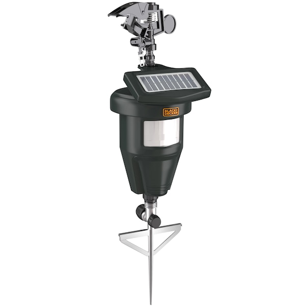 Black & Decker Outdoor Solar Powered Motion Activated Animal Deterrent Sprinkler - BDXPC803