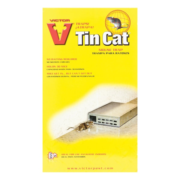 Victor Victor Tin Cat Small Multiple Catch Animal Trap For Mice 1 pk - M310S