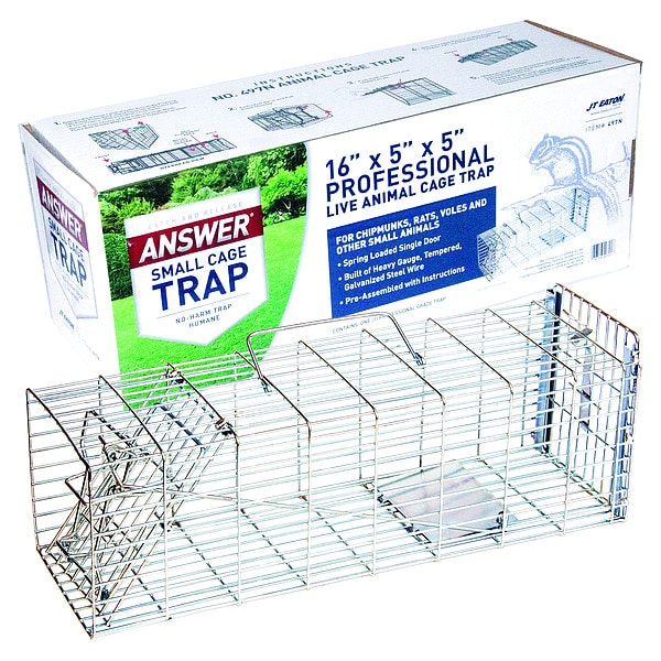 Jt Eaton Live Animal Trap, 16 In. L, 5 In. W - 497N