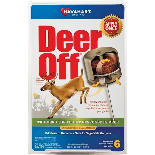Havahart Safer Deer Off Deer Repellent Station, Weatherproof, Repels Deer - 5962