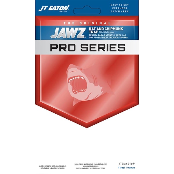 Jt Eaton JAWZ Pro Series Small Snap Animal Trap for Rats w/ Chipmunks - JT4915
