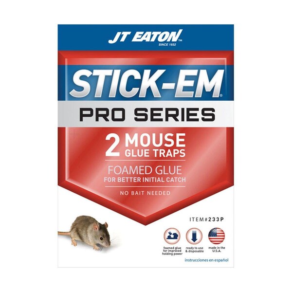 Jt Eaton Stick-Em Pro Series Small Glue Animal Trap for Mice, 24PK - JT4911