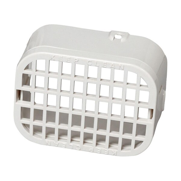Dendesigns White Polycarbonate Rodent Guard, 3.5 x 4.5 x 1.5 in., 12PK - DE2738475