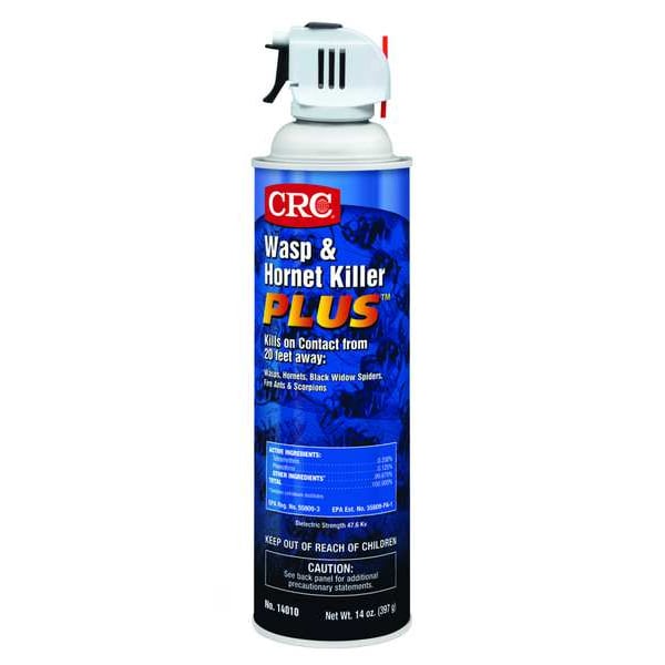 Crc 14 oz Aerosol Wasp and Hornet Killer, Phenothrin/Tetramethrin, DEET-Free, Outdoor Use - 14010