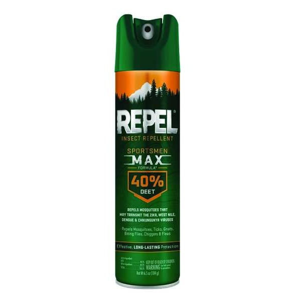 Repel 6.5 oz Aerosol Insect Repellent, 40% DEET Concentration, Outdoor Use - HG-33801