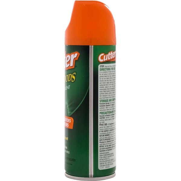 Cutter 6 oz Aerosol Backwoods Insect Repellent, 25% DEET Concentration, Outdoor Use - HG-96280