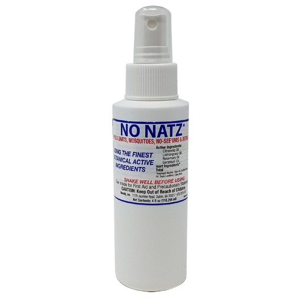 No Natz No Natz Organic Insect Repellent Liquid For Variety of Insects 4 oz - NNACE4OZ