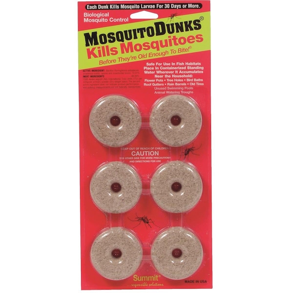 Summit Chemical Mosquito Dunks, 6 PK  00110, 6PK - 110-12