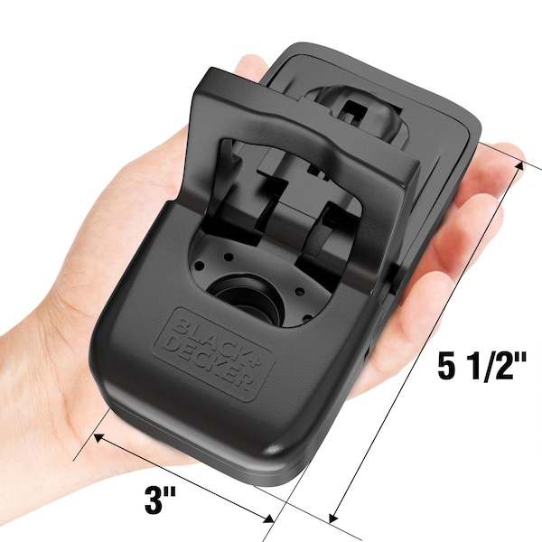 Black & Decker Rat Trap Outdoor  Rat Traps Indoor  Rodent Snap Trap, Touch Free  Reusable Pest Control, 8 Pack - 2BX-BDXPC817