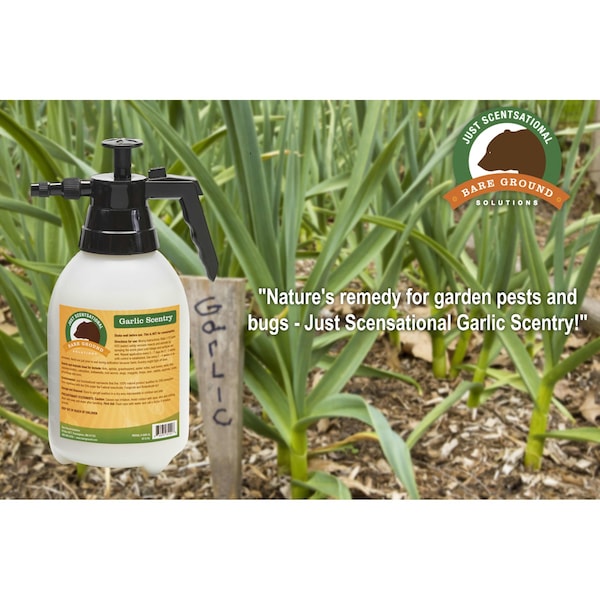 Just Scentsational Garlic Scentry Half Gallon Preloaded Pump Sprayer by Bare Ground - GAR-2L