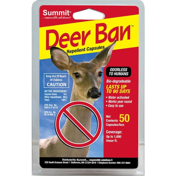 Summit Chemical Summit Deer Ban Animal Repellent Capsule For Deer 50 ct - 2001