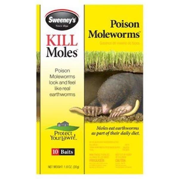 Woodstream Woodstream 144027 Poison Mole Worms; Pack of 10 - 144027
