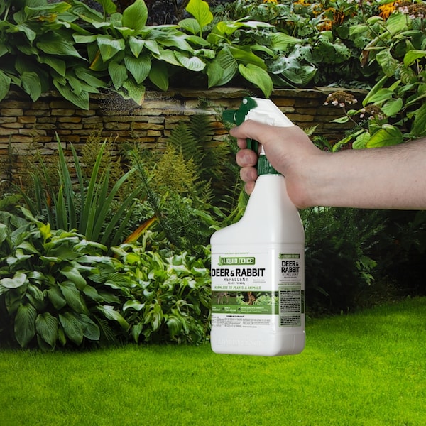 Liquid Fence Liquid Fence Animal Repellent Spray For Deer and Rabbits 32 oz - HG-71126
