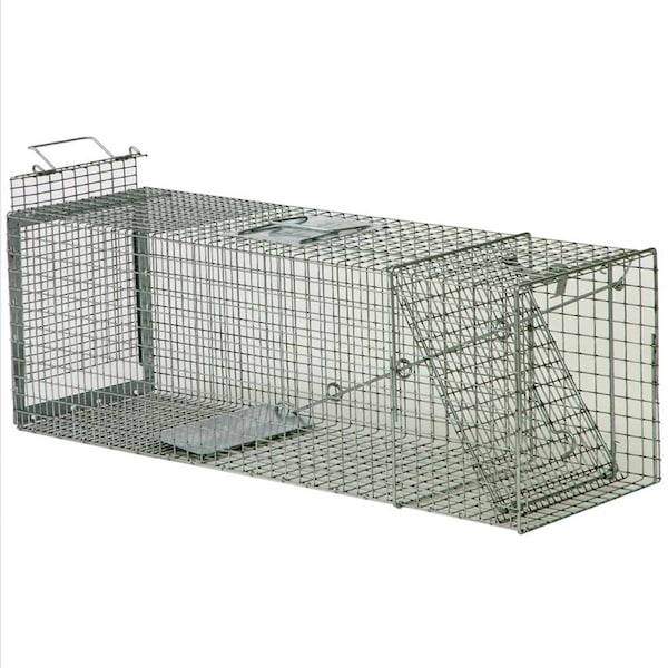 Safeguard Products Live Trap with Sliding Rear Door, 36 Inch Length - 52836