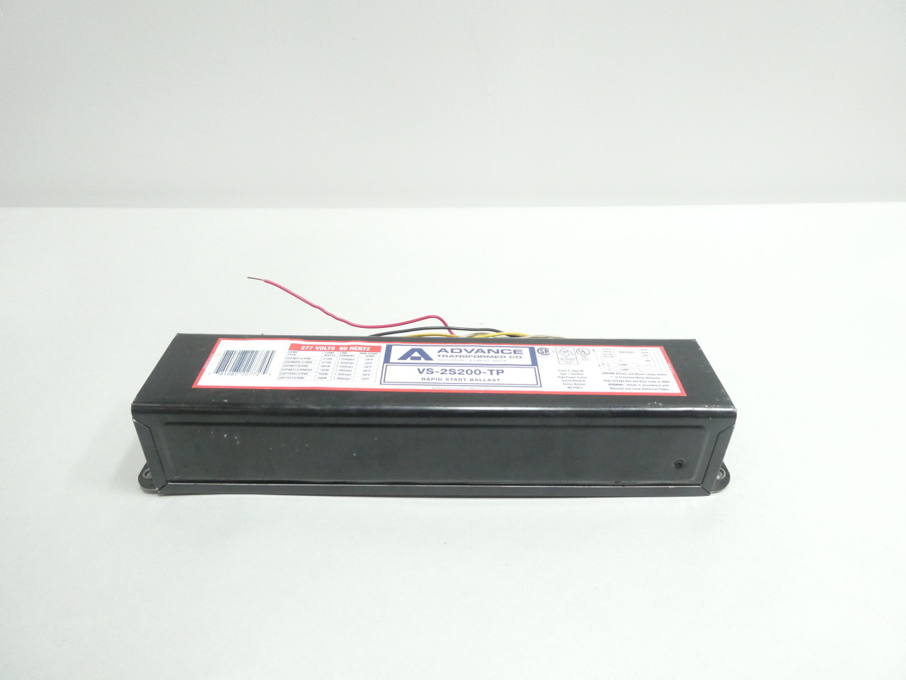 Alimentatore Per Illuminazione Advance VH1Q18-TP-BL Fluorescente 277V - New Old Stock - Foto 5