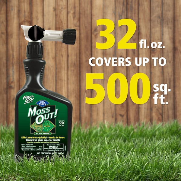 Amdro Lilly Miller Hose 'n Go Moss Out Moss Killer Concentrate 32 oz - 100503873