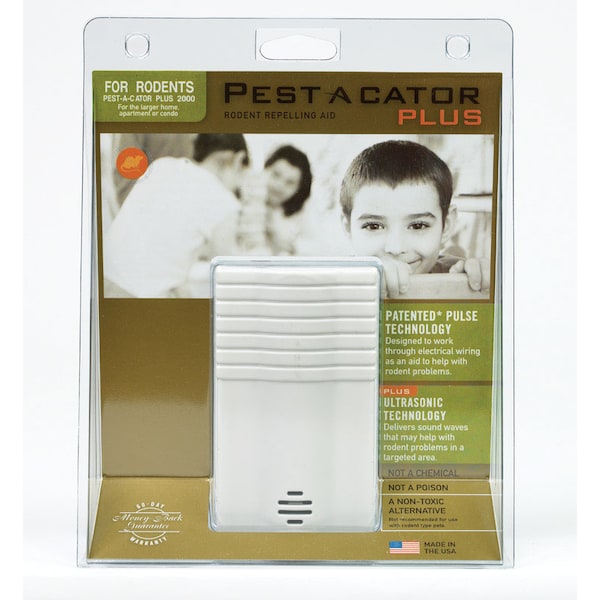 Pest-A-Cator Plus Pest-A-Cator Plus 2000 Plug-In Electronic Pest Repeller For Rodents 1 pk - 12100