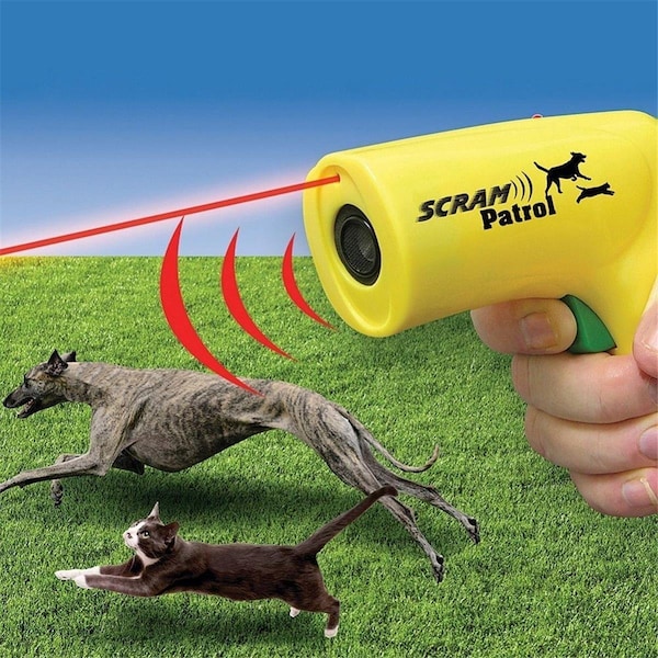 Swivel Ultrasonic Scram Patrol Dog Repeller Chaser Stop Barking Attack Animal Protection - SW3675418