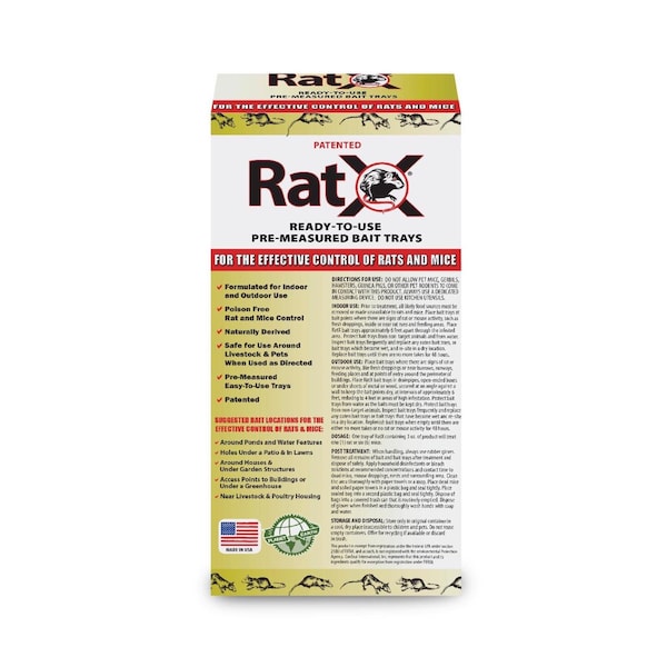 Ratx RatX Non-Toxic Bait Pellets For Mice and Rats 12 oz 4 pk - 620105