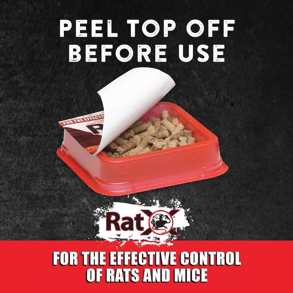 Ratx RatX Non-Toxic Bait Pellets For Mice and Rats 12 oz 4 pk - 620105