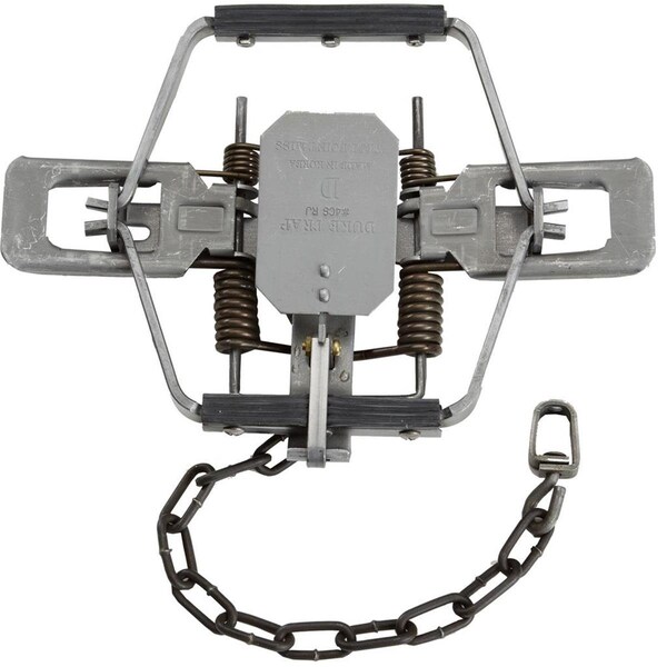 Duke Wildlife Traps Pro Series 550-OS Coyote Trap, Silver - 1002032