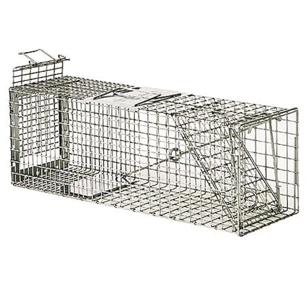 Safeguard Products Live Trap with Sliding Rear Door, 24 Inch Length - 52824