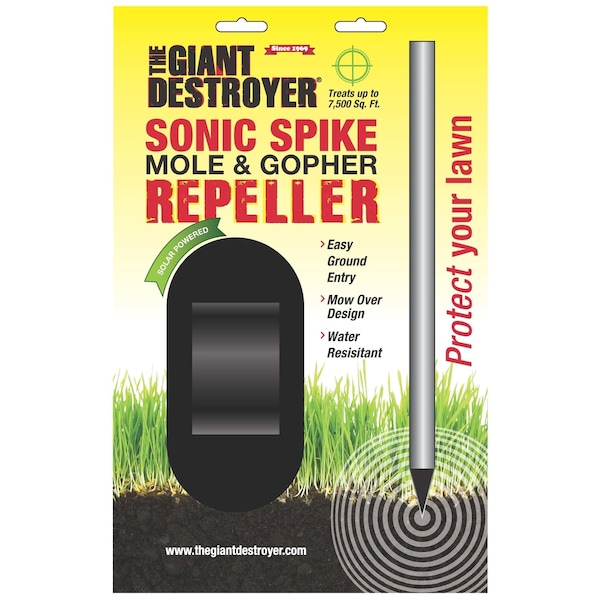 The Giant Destroyer The Giant Destproyer Sonic Spike Sonic Pest Repeller Spike For Gophers and Moles - 600