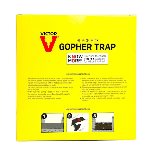 Victor Victor Black Box Choker Loop Animal Trap For Gophers 1 pk - 0626