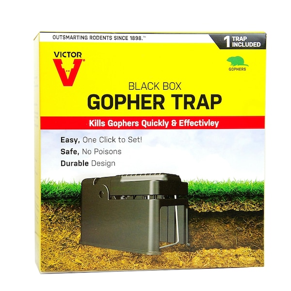 Victor Victor Black Box Choker Loop Animal Trap For Gophers 1 pk - 0626