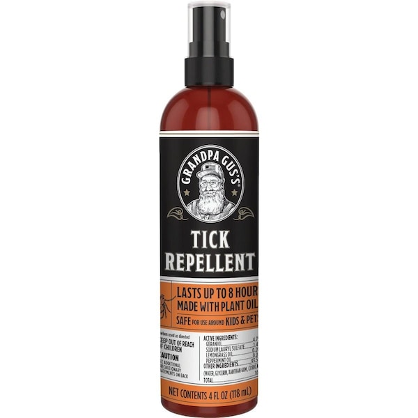 Grandpa Gus 's 4 Oz. All Natural Tick Repellent Pump Spray - GTK-4-12