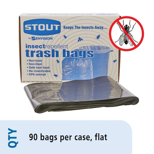 Stout Bag, Insect Repellent, 30Gal 90PK - STOP3340K20