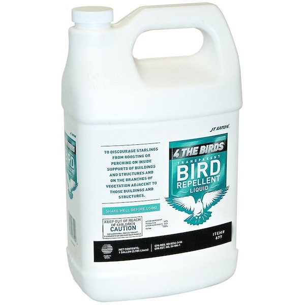 4 The Birds Bird Repellent Liquid, 1 gal, Jug - 677