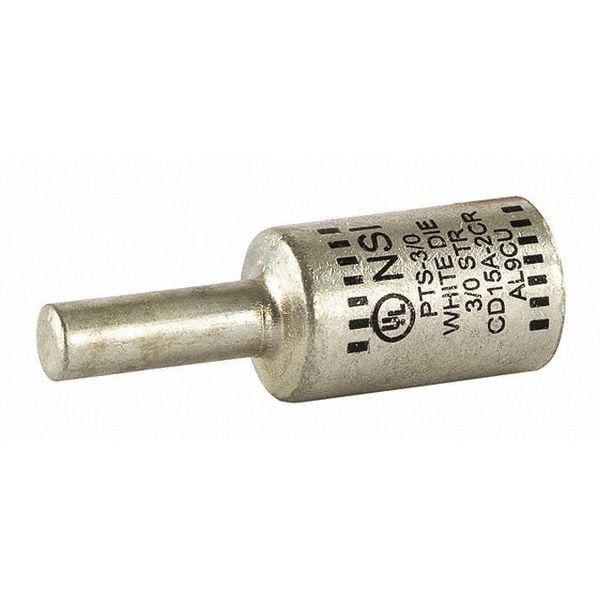 Terminal de clavija AWG 3/0 de Nsi Industries con longitud de clavija de 1.22" - PTS3/0.