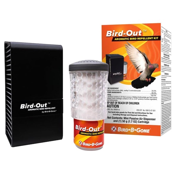 Bird -B-Gone Bird-B-Gone Bird-Out Bird Repeller Kit For Assorted Species 1 pk - BIRDOUT-KIT