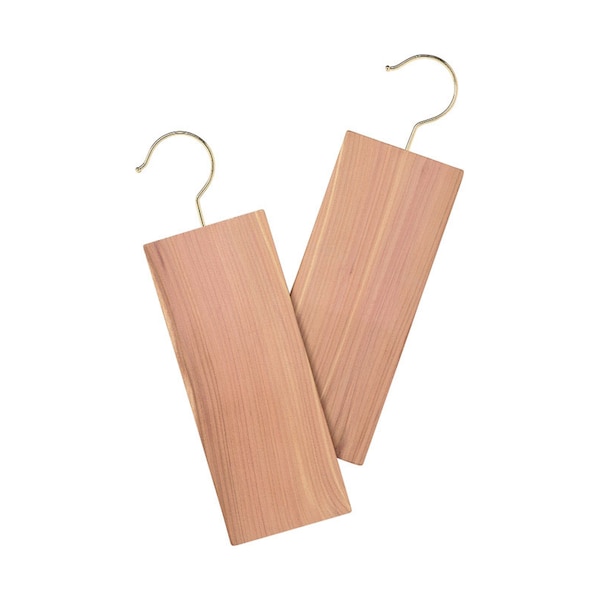 Whitmor Whitmor 11.63 in. L Brown Wood Hanger Holder 5 lb. cap. 2 pk - 6219-810