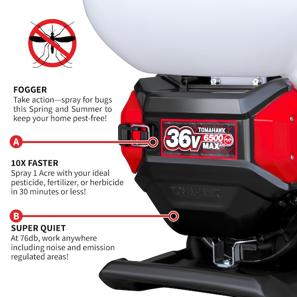 Tomahawk Power 4 Gal Battery Fogger 36V - ETMD14