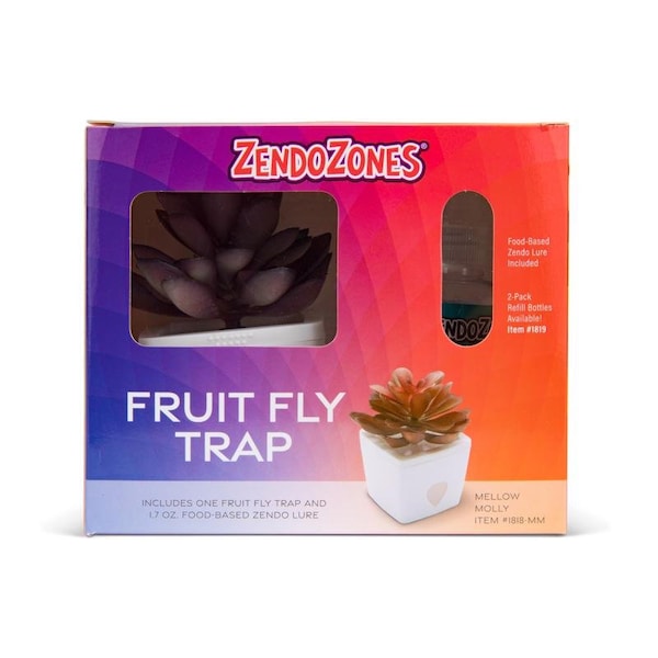 Zendozones JT Eaton ZendoZones Fruit Fly Trap 1 box, PK6 - 1818-MM