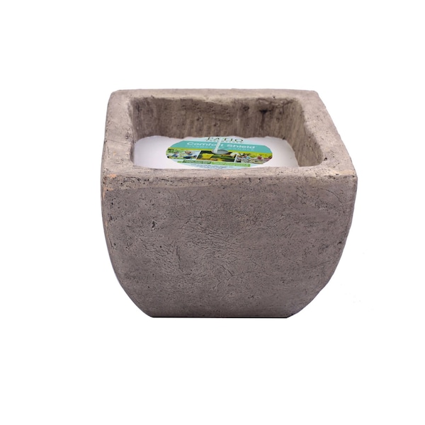 Patio Essentials Patio Essentials Stone Citronella Candle with Holder For Mosquitoes/Other Flying Insects 6 oz - 20282