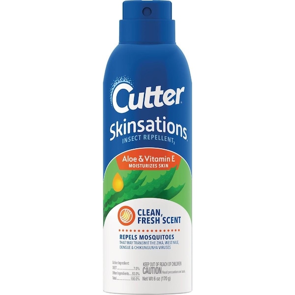 Cutter Skinsations 6 Oz. Insect Repellent Aerosol Spray - HG-96172