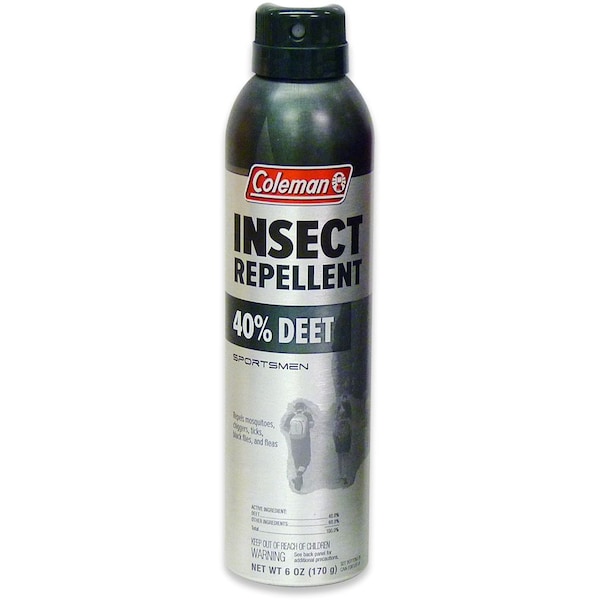 Wisconsin Pharmacal Co. 2023 Wpc Coleman 40% Deet Insect Repellent - 6 Oz. Aerosol - WPC-7356
