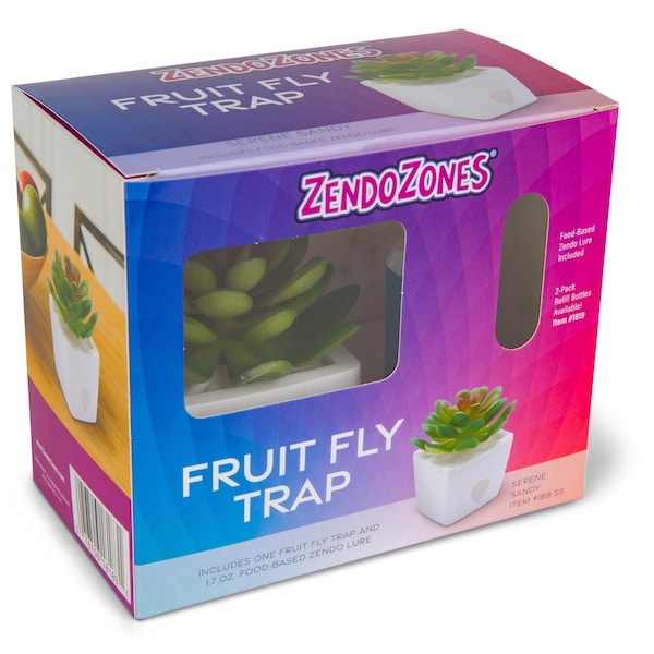 Zendozones JT Eaton ZendoZones Fruit Fly Trap 1 box, PK6 - 1818-SS