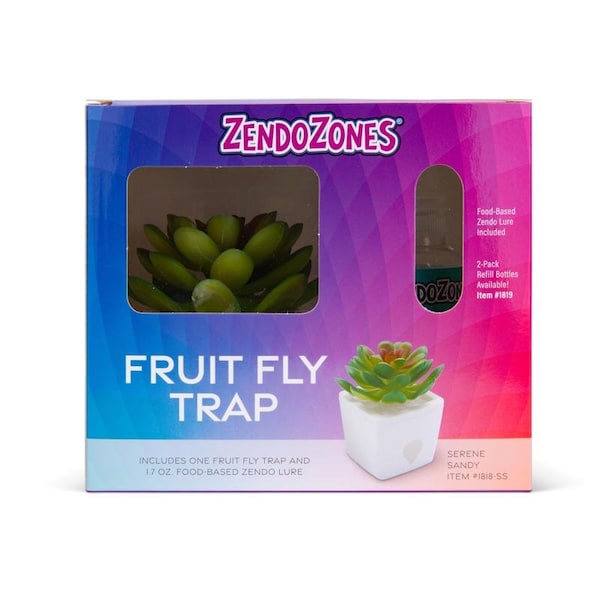 Zendozones JT Eaton ZendoZones Fruit Fly Trap 1 box, PK6 - 1818-SS