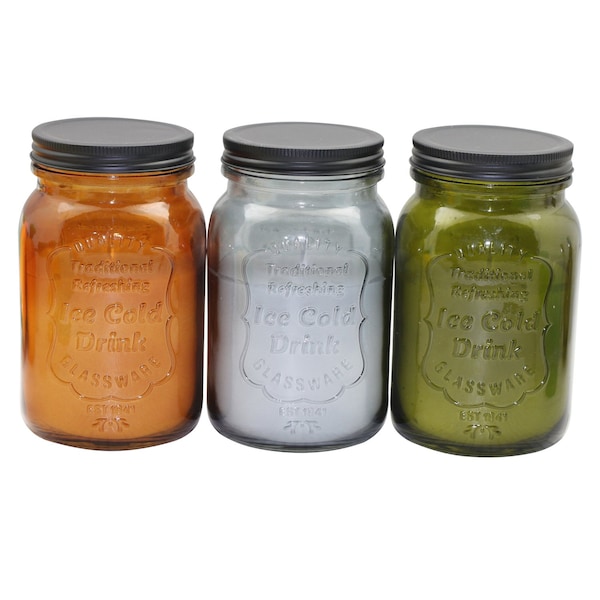 Patio Essentials Patio Essentials Citronella Mason Jar Candle For Mosquitoes/Other Flying Insects 13 oz - 22946