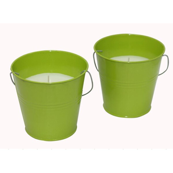 Patio Essentials Patio Essentials Citronella Bucket Candle For Mosquitoes/Other Flying Insects 10 oz - 21108P-2