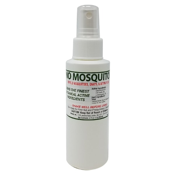 No Mosquitoz No Natz Organic Insect Repellent Liquid For Mosquitoes/Other Flying Insects 4 oz - NMACE4OZ